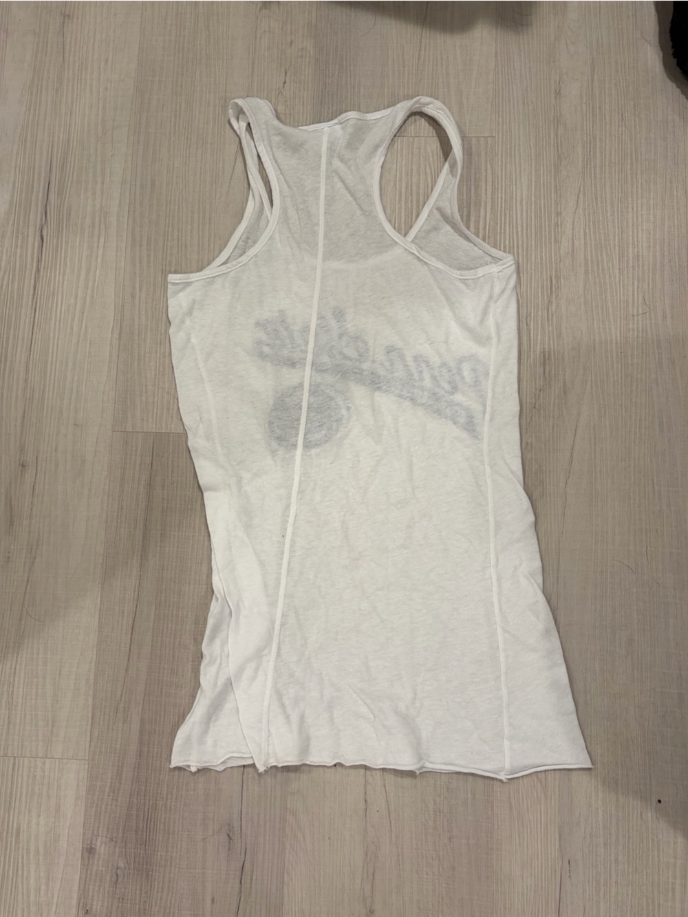 Penn State White Racerback Tank Top - Picture 3 of 3